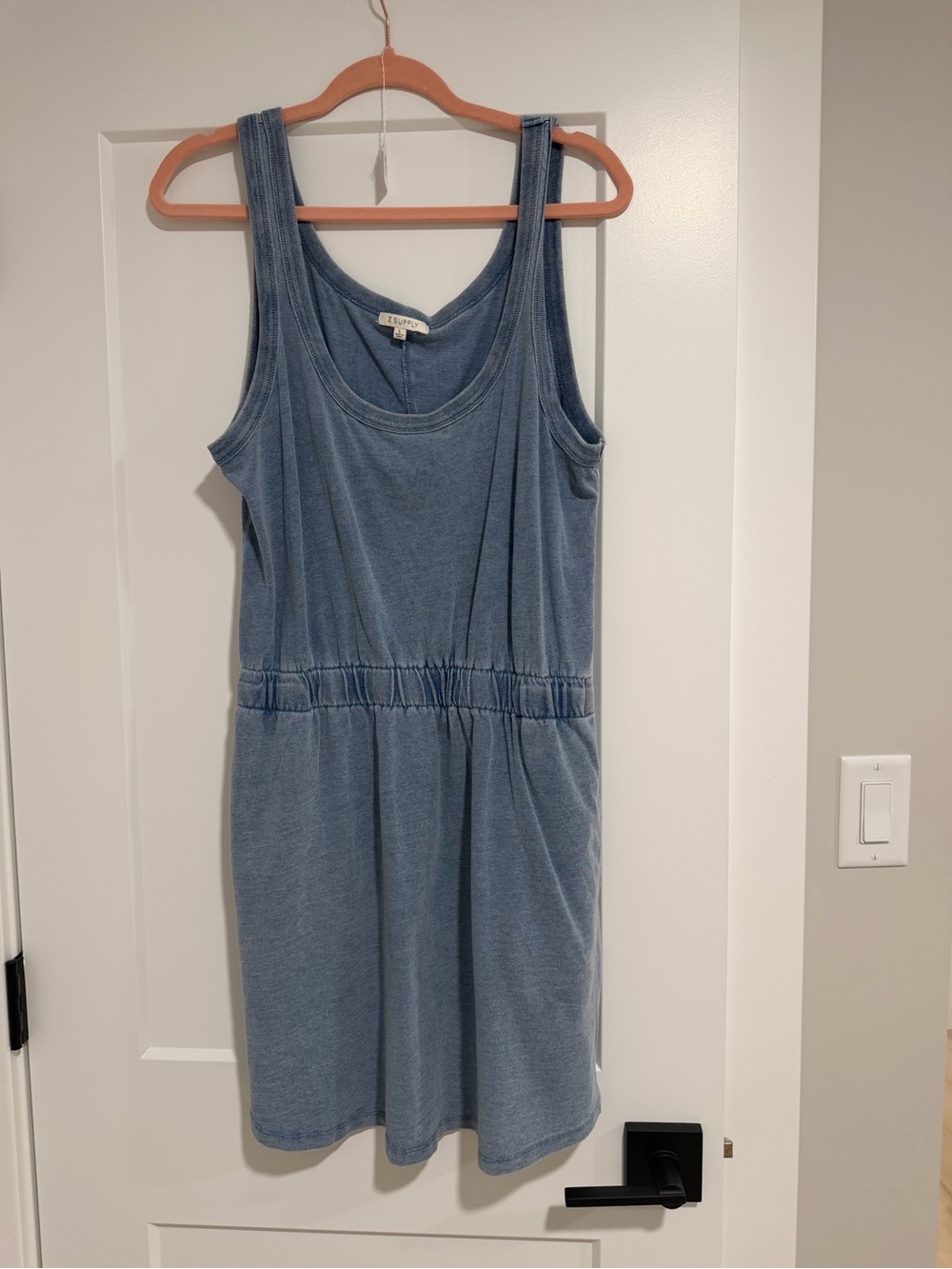 Z Supply Dusty Blue Sleeveless Tank Dress